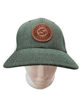 Sacramento State University Green White Mesh Cap Hat SnapBack One Size Adult